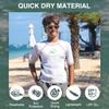 Kanu Surf Little Boys Haywire UPF 50+ Sun Protective Rashguard Swim Shirt, Flex White, 4T view 2