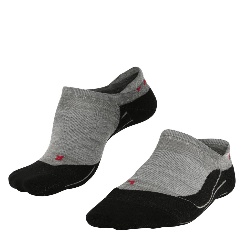 FALKE Men's Standard TK5 Wander Invisible M 1 Pair, Grey (Light Grey 3403), 12.5-13.5