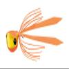 ValleyHill Tairaba Cherry Blossom Dance Orb EZ 2.1 oz (60 g) Bright Orange #03 Lure view 1