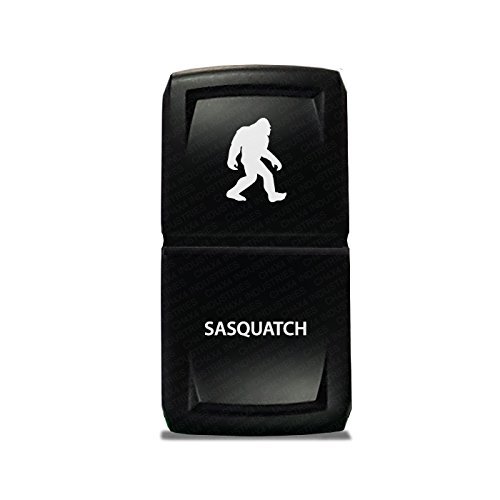 CH4X4 Rocker Switch V2 Sasquatch Symbol - Blue Led