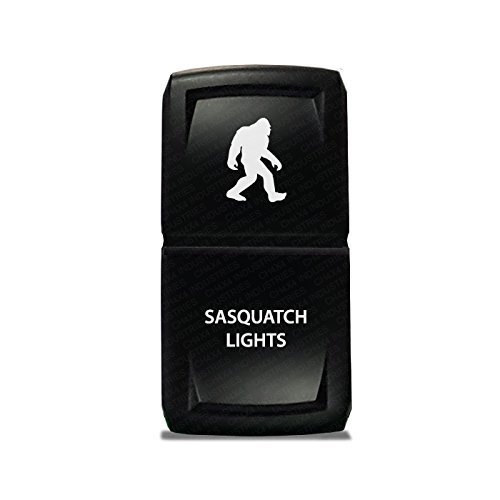 CH4X4 Rocker Switch V2 Sasquatch Lights Symbol - Amber Led