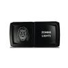 CH4X4 Rocker Switch V2 Zombie Lights Symbol 7 - Horizontal - Blue Led view 1