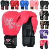 BeSmart Kids Boxing Gloves Junior Mitts 4oz, 6oz Punch Bag Children MMA Youth P (Pink, 4 Oz) view 1