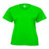 Badger Sport C2 Bright Lime Green Ladies Large Short Sleeve Wicking Tee view 1