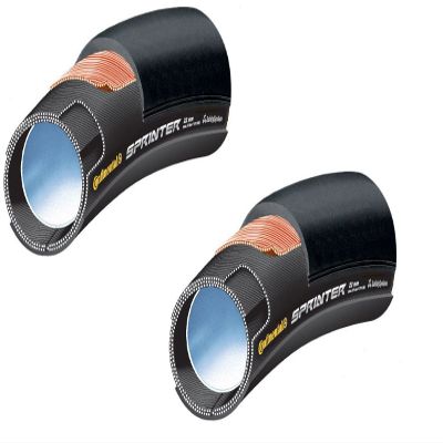 Set of 2 Continental SPRINTER Sprinter Tubular Tires (1.1 x 0.9 inches (28 x 22 mm) [Parallel Import]