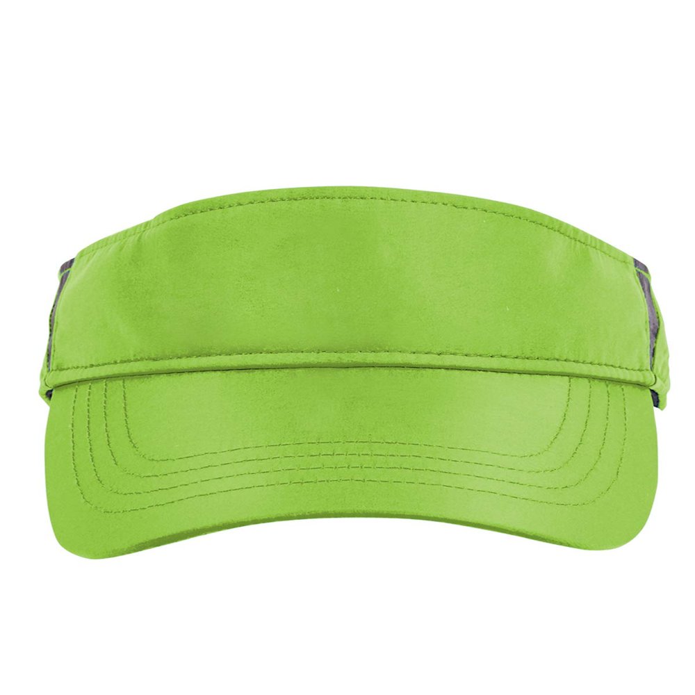 Ash City - Core 365 Adult Drive Performance Visor OS ACID GREEN/ CRBN