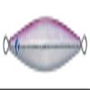 Blue Blue Metal Jig Spin Bit, 2.1 oz (60 g), Pink Silver Glow #02 Lure