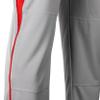 CHAMPRO Youth Triple Crown OB2 Open-Bottom Loose Fit Baseball Pants with Adjustable Inseam and Reinforced Sliding Areas , Grey, Scarlet, Large view 2