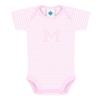 Creative Knitwear University of Michigan Wolverines Outline Block M Striped Baby Bodysuit view 1