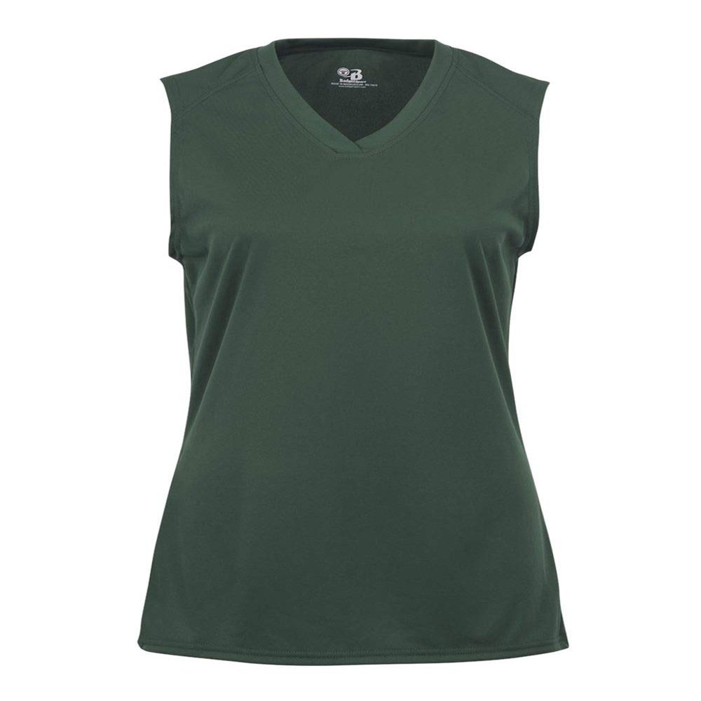 Badger Sport Forest Girls XS Girls Sleeveless Wicking