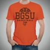 UGP Campus Apparel Bowling Green State University Falcons Basketball Hype Mens T-Shirt - 3X-Large - Orange view 2
