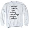 Harry Potter Professors Officially Licensed Adult Crewneck Sweatshirt White view 1