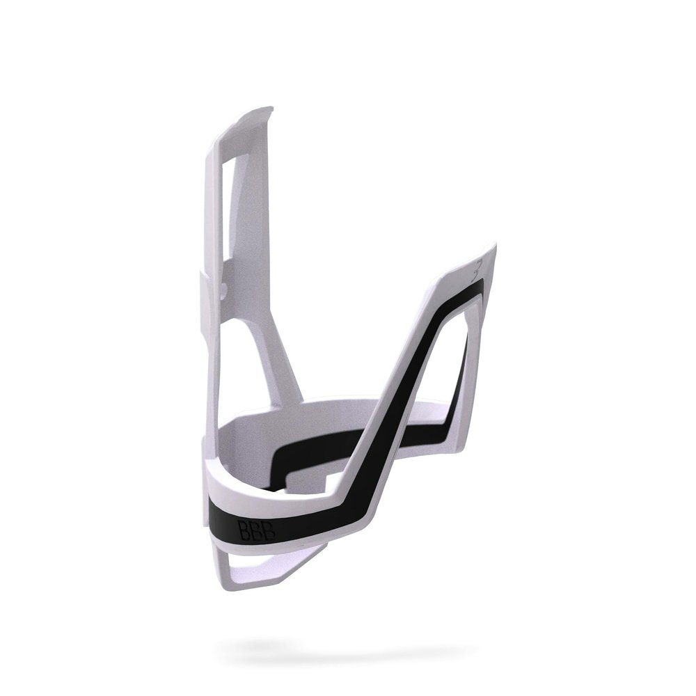 BBB BBC-39 Bicycle Lightweight Bottle Holder Bottle Cage Dual Bottle Cage White/Black