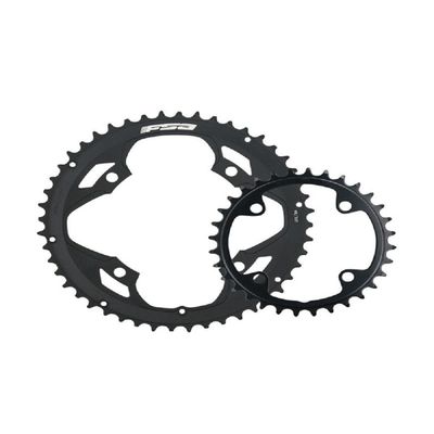 FSA Unisex Adult Pro 2x11 Road Chainring - Black, 90  34T
