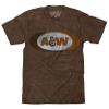 AandW Faded Logo Soft Touch Tee-xx-large Brown Heather view 1