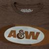 AandW Faded Logo Soft Touch Tee-xx-large Brown Heather view 2