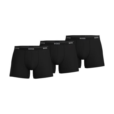 BOSS Hugo Men's Boxer Brief 3p Us Co 10145963 01, Black, Small