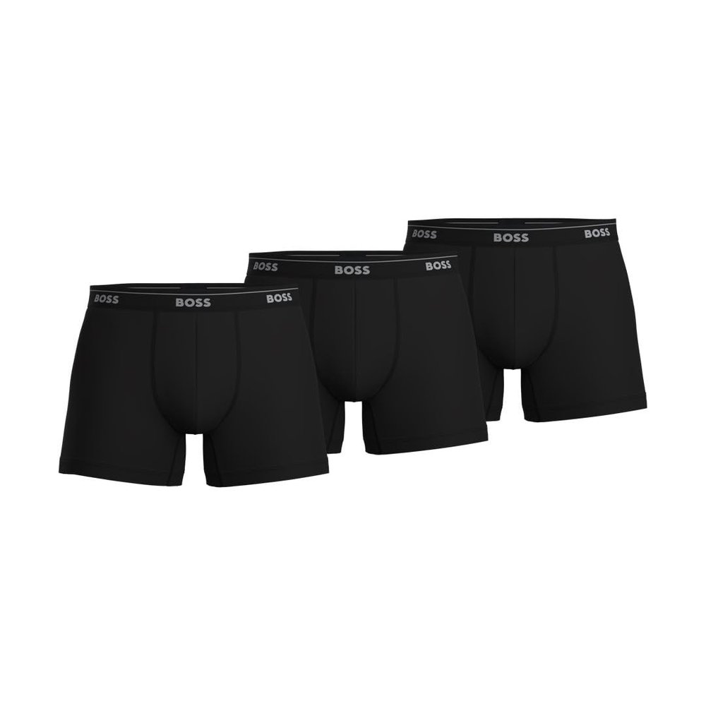 BOSS Hugo Men's Boxer Brief 3p Us Co 10145963 01, Black, Small