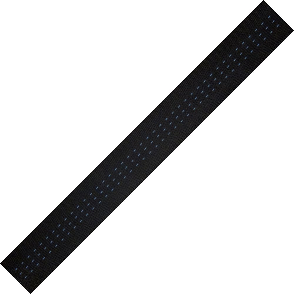 BlueWater Ropes 1" Tubular Climb-Spec Nylon Webbing (Black, 30')