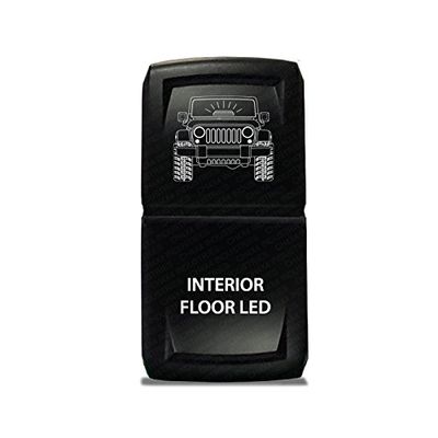 CH4X4 Rocker Switch V2 Interior Flood Led Symbol - Amber Led