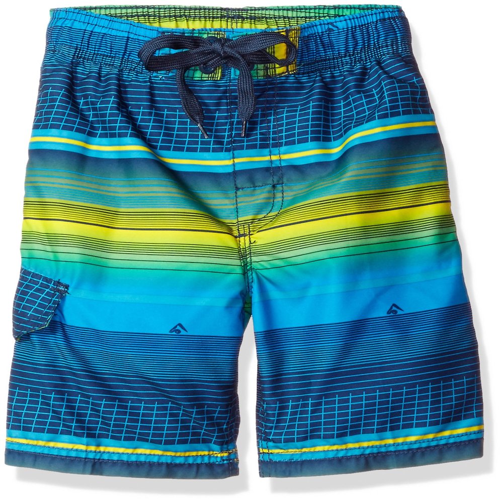Kanu Surf Little Boys Impact Quick Dry Beach Swim Trunk, Sprint Navy, Small (4)