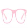 Gravity Shades Horn-Rimmed Clear Sunglasses, Red view 2