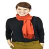 Belle Donne Pashmina Scarves Bright Peach  Stylish orange scarf for women, Pashmina wraps for women, great winter gift for her view 1