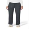 KOI Lite Peace Women's 6-Pocket Stretch Scrub Pants Charcoal Large Tall view 1