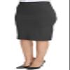 Urban CoCo Women's Elastic Waist Stretch Bodycon Midi Pencil Skirt (S, Heather Grey) view 3