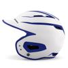 Boombah DEFCON Batting Helmet Sleek Profile White/Royal Blue - Size Senior 7" - 7 3/4" view 2