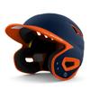 Boombah DEFCON Batting Helmet Navy/Orange - Size Junior 6 1/4" - 7" view 1