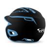 Boombah DEFCON Batting Helmet Sleek Profile Black/Columbia Blue - Size Junior 6 1/4" - 7" view 3