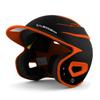 Boombah DEFCON Batting Helmet Sleek Profile Black/Orange - Size Senior 7" - 7 3/4" view 1