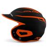 Boombah DEFCON Batting Helmet Sleek Profile Black/Orange - Size Senior 7" - 7 3/4" view 2