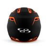 Boombah DEFCON Batting Helmet Sleek Profile Black/Orange - Size Senior 7" - 7 3/4" view 4
