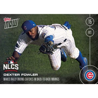 MLB Chicago Cubs Dexter Fowler #588 Topps Now Trading Card