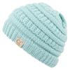 C.C Hatsandscarf CC Exclusives Solid Ribbed Children Beanie (YJ-847-KIDS) (Mint) view 2