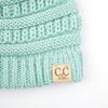 C.C Hatsandscarf CC Exclusives Solid Ribbed Children Beanie (YJ-847-KIDS) (Mint) view 4