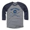 500 LEVEL Auston Matthews Baseball Shirt XXX-Large Navy/Heather Gray - Toronto Hockey Fan Apparel - Auston Matthews Sticks B view 1