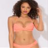 Smart & Sexy Women's Swim Secret Convertible Push-up Bikini Top, Peach Luster, 34D view 4
