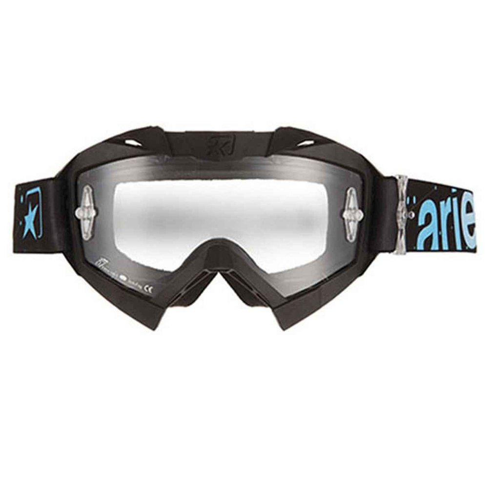 Ariete 14001-SFA MX Goggle Adrenaline Senior Fluorescent Blue and Green