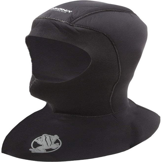 AKONA Wetsuit Hood Multi-Thickness 5/3MM with Flow Vent to Eliminate trapped air - Medium