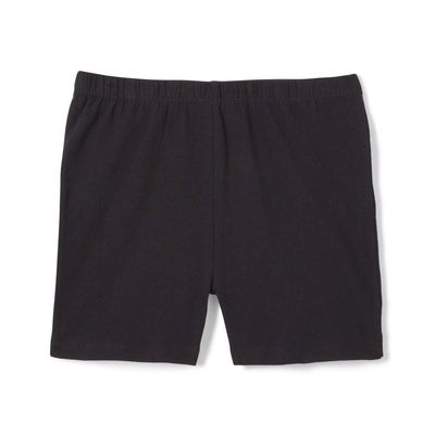 French Toast Girls' Little Stretch Kick Short, Black, 6X
