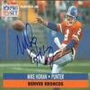 Sports Memorabilia Autograph Warehouse 60252 Mike Horan Autographed Football Card Denver Broncos 1991 Pro Set No .489 view 1