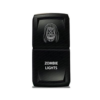 CH4X4 Rocker Switch V2 Zombie Lights Symbol 7 - Amber Led