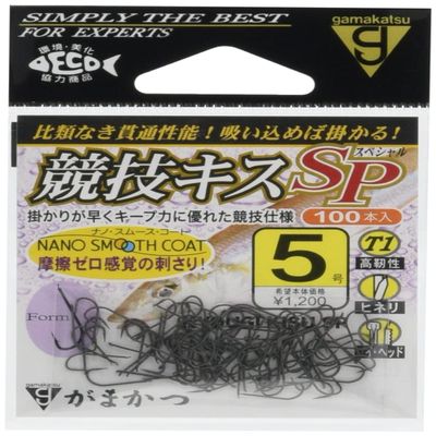 Gamakatsu 68487 T1 Competition Kiss Special No. 8, 100 Pieces