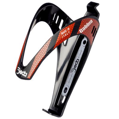 Deda Elementi Gabbia Unisex Adult Bicycle Bottle Cage, Red/Black