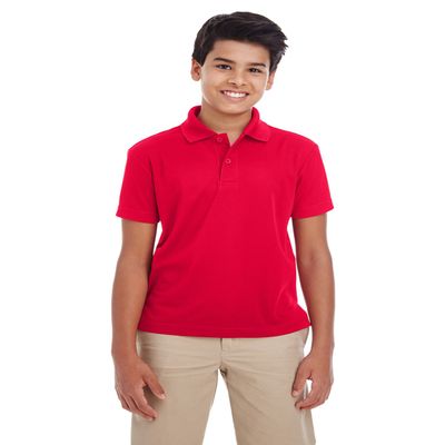 Ash City C3 Youth ORGN PERF Pique Polo
