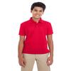 Ash City C3 Youth ORGN PERF Pique Polo view 1