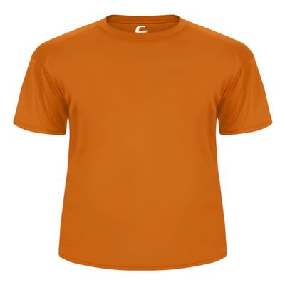 Badger Sport C2 Bright Orange Youth XL Short Sleeve Wicking Tee